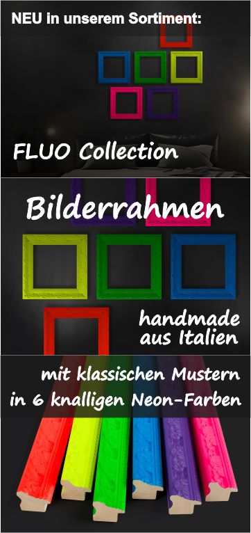 Bilderrahmen FLUO Collection Banner mobil | Hartmann Holzmarkt Frankfurt Rhein-Main